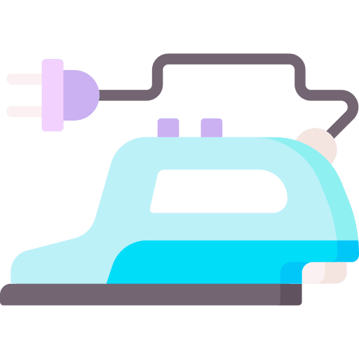 Iron furniture and household electronics hot icon