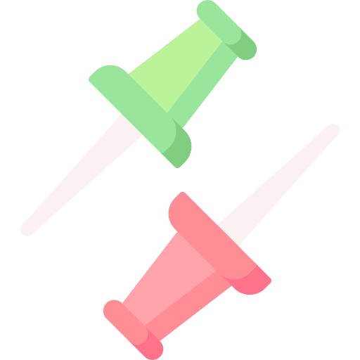 Push pin miscellaneous push pin office material icon