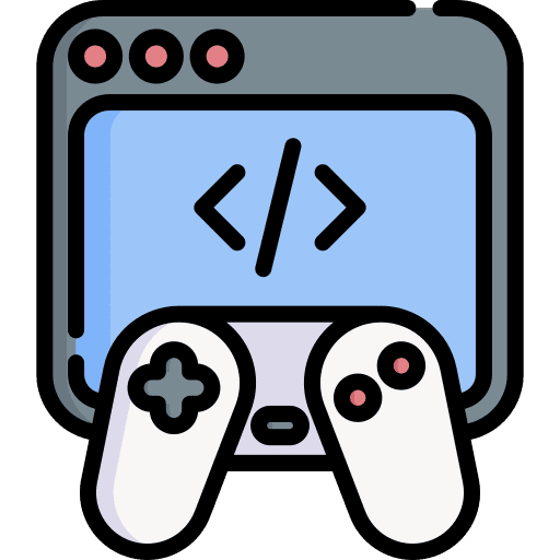 Game development software application browser game development icon
