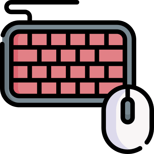 Keyboard mouse keyboard equipment icon
