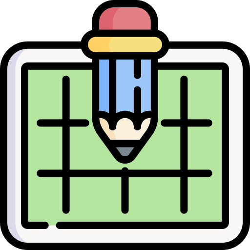 Game development code technology grid icon