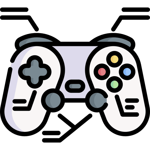 Gamepad game controller functions technology icon