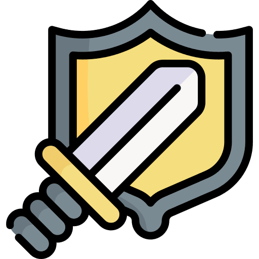 Arcade gaming sword video game icon