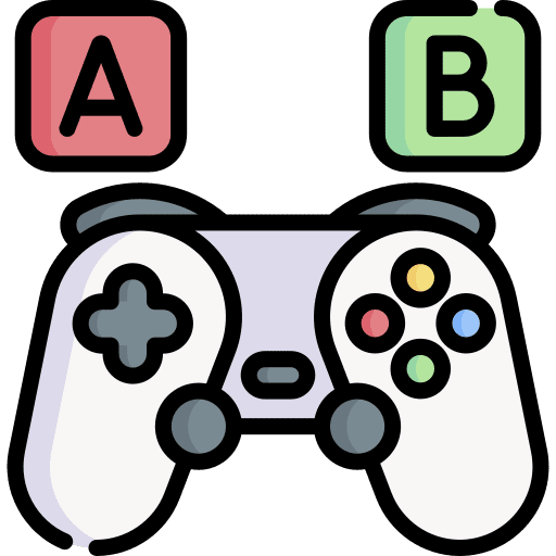 Game controller choice gamepad options icon