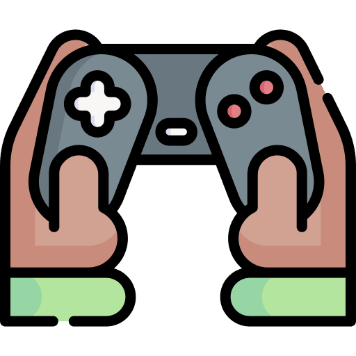 Gamepad hand gamepad video game icon