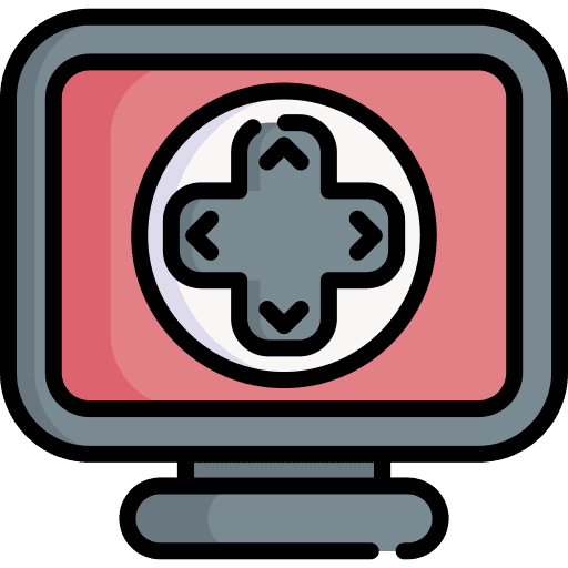 Move button interface gaming directions icon