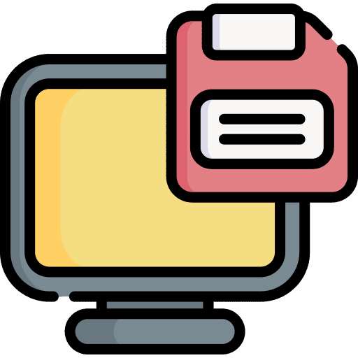 Save save floppy disk backup icon