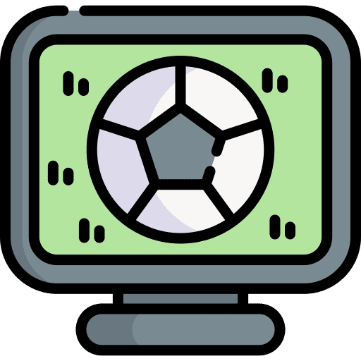 Video game gaming joystick soccer icon