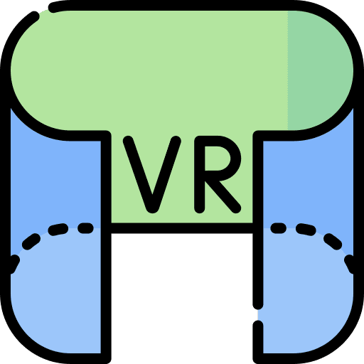 Vr gaming electronic immersive electronics icon