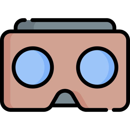 Vr glasses vr goggles gaming multimedia icon