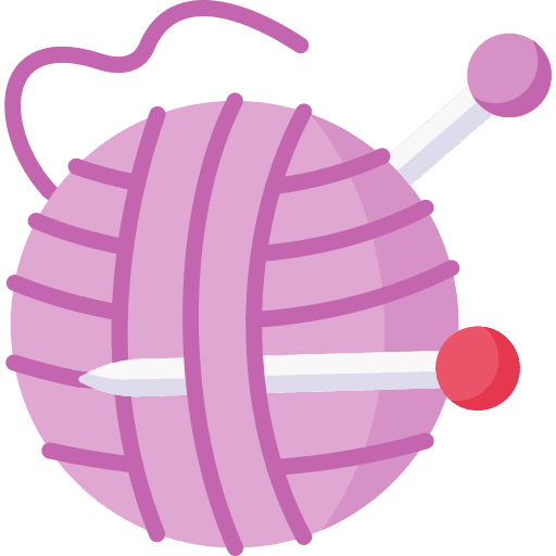 Wool ball hobbies and free time sewing yarn ball icon
