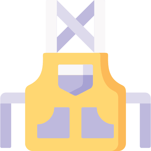 Apron fashion tailor apron icon