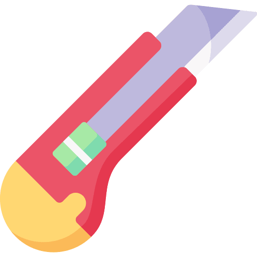 Cutter cutter office material tool icon