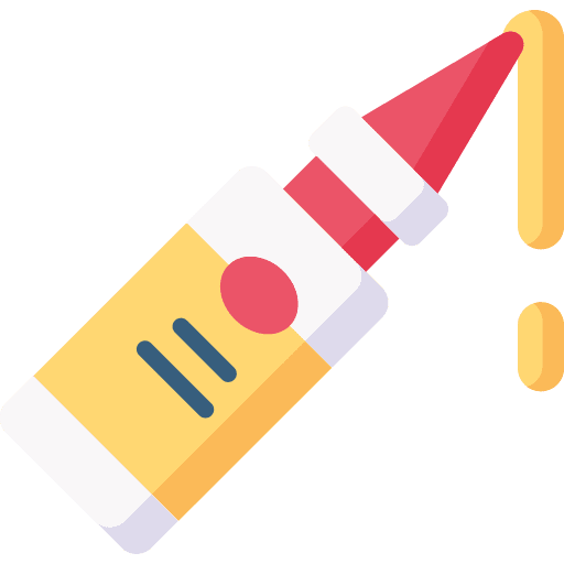 Glue handcraft stationery art and design icon