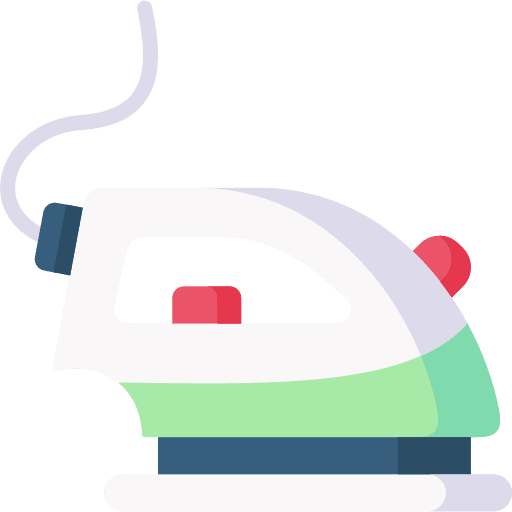 Iron electrical appliance clothing laundry icon