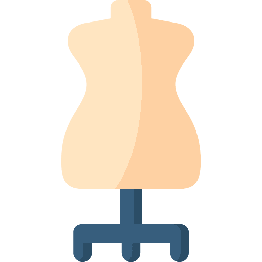 Mannequin dressmaker sewing fashion design icon