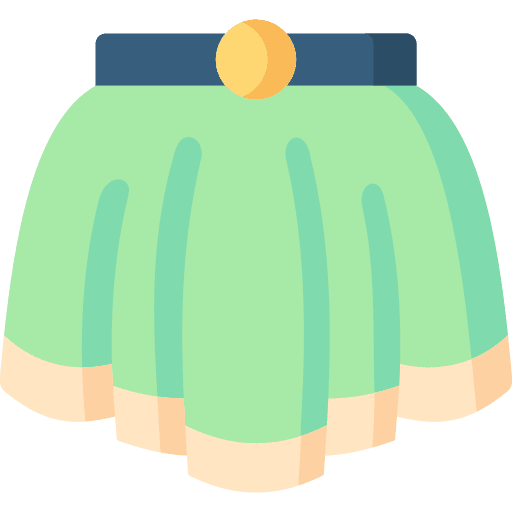 Skirt feminine fashion skirt icon