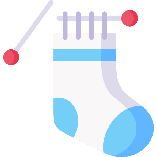 Socks socks handcraft hobbies and free time icon