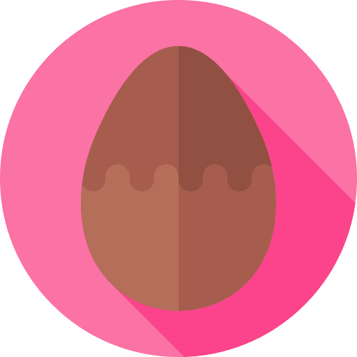 Chocolate egg chocolate egg food food and restaurant icon