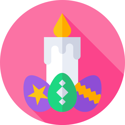 Easter cultures egg celebration icon