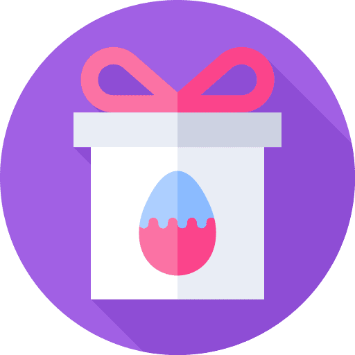 Present easter egg present celebration icon