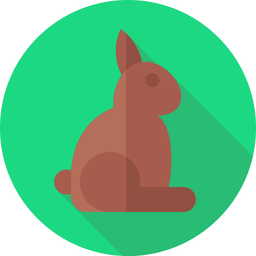 Chocolate bunny chocolate bunny easter sweet icon