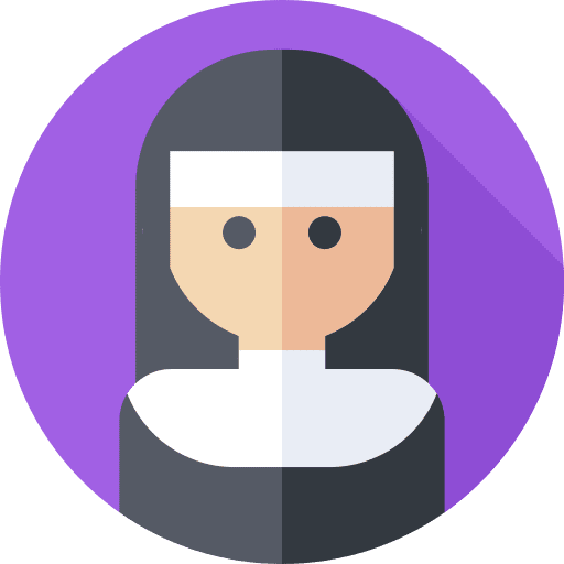 Nun job profession people icon