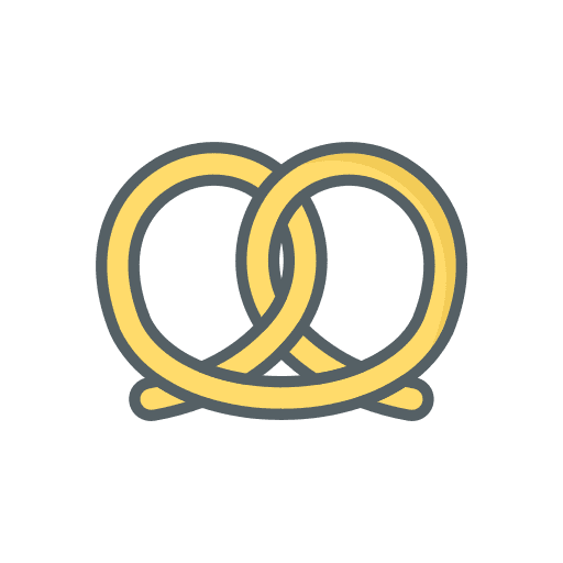 Pretzel bakery pretzel sweet icon