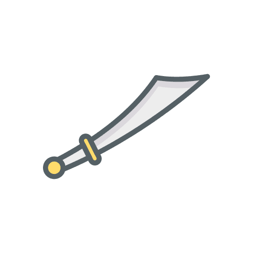 Sword fight miscellaneous war icon