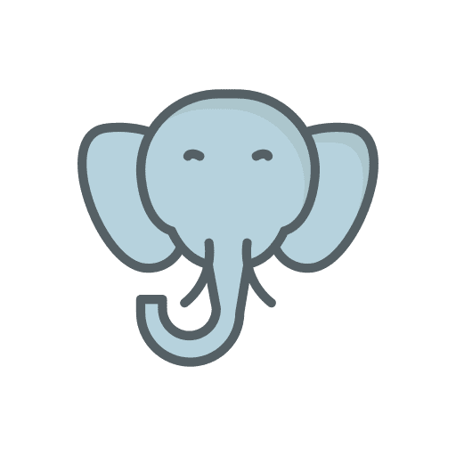 Elephant animals elephant face icon