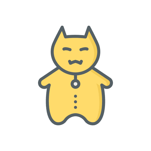 Gingerbread bakery cookie dessert icon