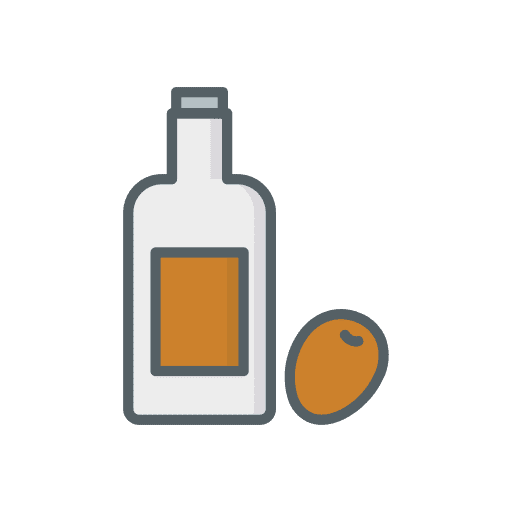 Organic organic food and restaurant drink icon