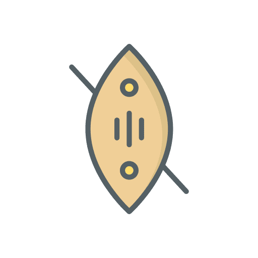 Spear security shield safe icon