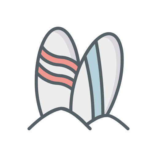 Surfboard surfboard sports and competition beach icon