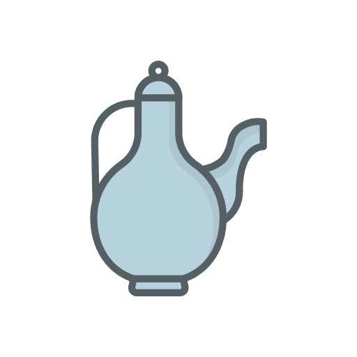 Teapot food and restaurant arabian teapot icon