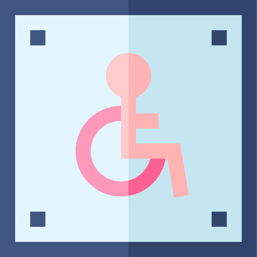 Disabled sign sign wheelchair accesibility icon