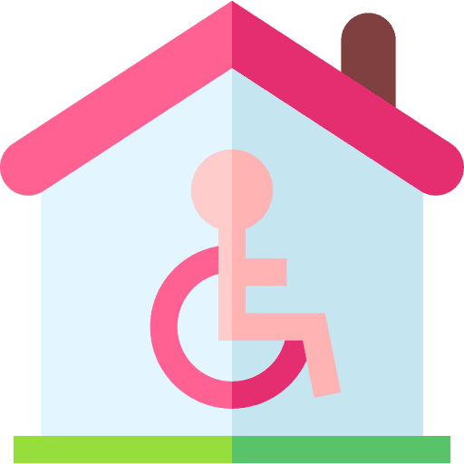 House inclusive home diversity icon