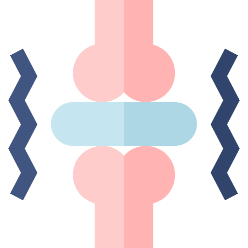 Osteoporosis joint orthopedic healthcare and medical icon