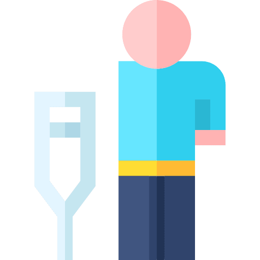 Amputation amputation person healthcare and medical icon