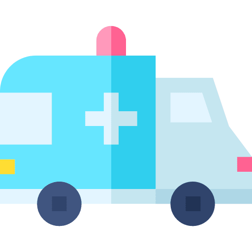 Ambulance transport emergency ambulance icon