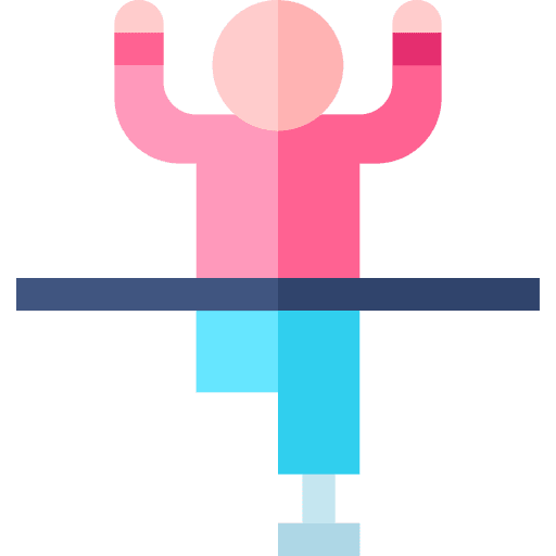 Finish line sports and competition sport stick man icon