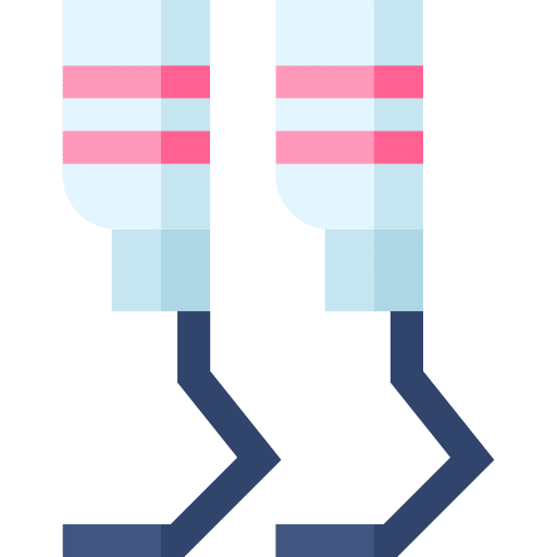 Prosthesis amputation people help icon