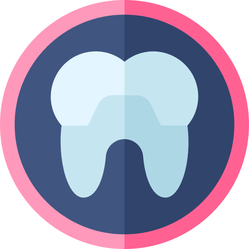 Prosthesis implants tooth dental icon