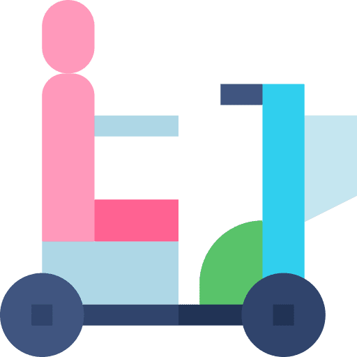 Scooter transportation accessibility disabled icon