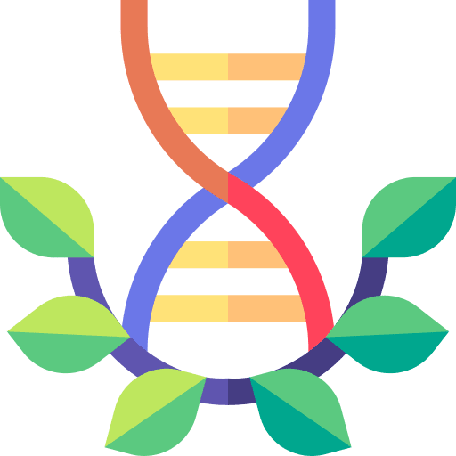 Gmo free healthcare nature signaling icon