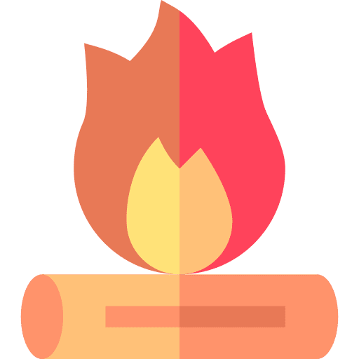 Inflammable inflammable ecology and environment log icon