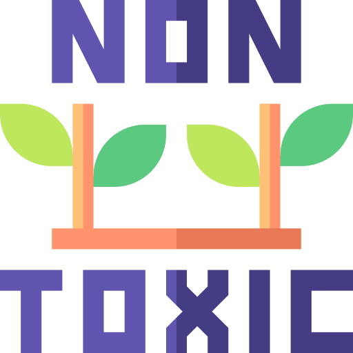 Non toxic ecology and environment round leaves icon
