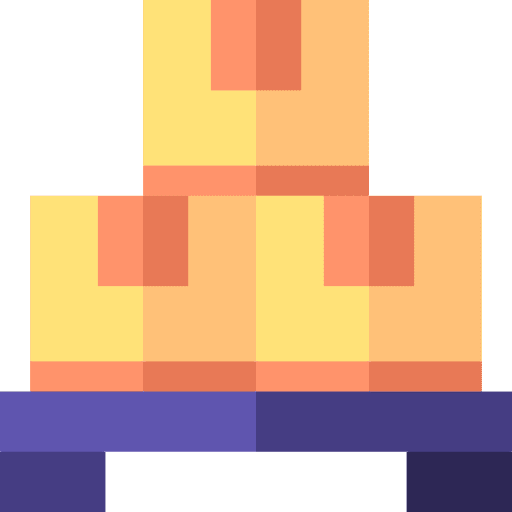 Pallet pallet logistics parcel icon