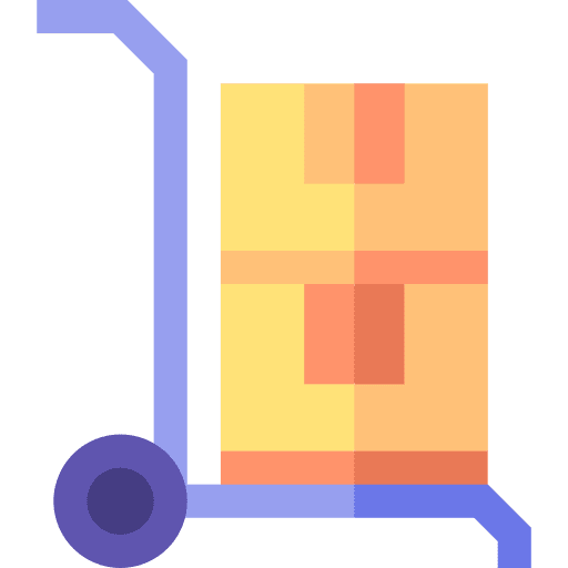 Trolley several pack trolley carts icon