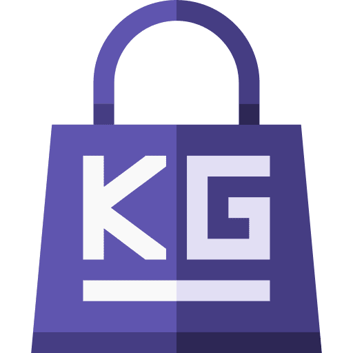 Weight weight kilogram shapes and symbols icon
